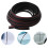5 Autodeur Drempelbeschermer Elastische Strip Zwart 6
