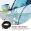5 Autodeur Drempelbeschermer Elastische Strip Zwart 4