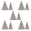 100Pcs P80 Plasma Cutting Torch Consumable Cutting CNC 80A P80 Plasma Torch Tip Electrode Nozzle 1
