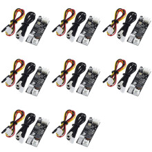 8X Enkele 12V 0,8A PWM 2-3 Draad Ventilator Temperatuurregeling Snelheidsregelaar Chassis Computer Ruisonderdrukkingsmodule