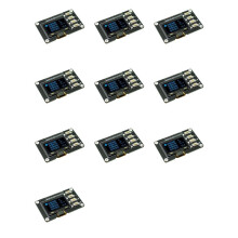 10X Tela OLED de 0,96 Polegadas, Azul, Módulo de Tela 12864 com Matriz, 4 Interfaces de Teclas, Teclado IIC SSD1315 Azul