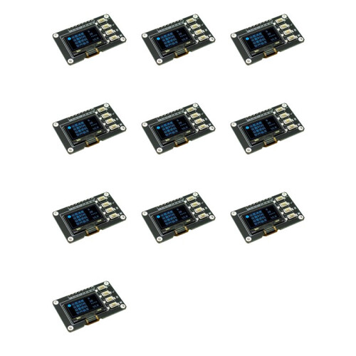 10X Tela OLED de 0,96 Polegadas, Azul, Módulo de Tela 12864 com Matriz, 4 Interfaces de Teclas, Teclado IIC SSD1315 Azul