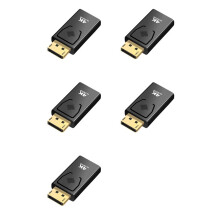 5X 4K Dp to -Compatible Video Adapter Male to -Compatible Computer TV Monitor Converter for PC TV