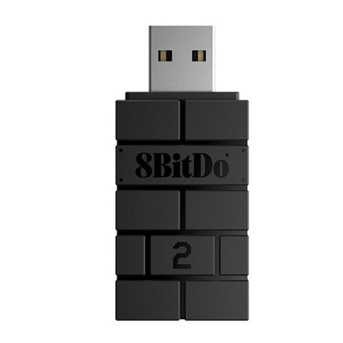 2X 8BitDo USB Wireless  Adapter 2 Receiver   1,2 PS1  Windows for PS4 PS5  Series X/S Black