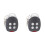 2X for DITEC GOL4C Garage Door Remote Control 433.92MHz, Fixed Code Gate Opener, Handheld Transmitter 1