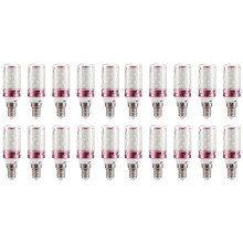20 Ampoules LED E14 en Forme de Maïs 12 W pour Remplacer les Lampes Halogènes, Petites Ampoules Intelligentes à Visser et à Économie D'Énergie,