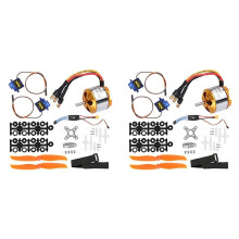 2X Motor 2212 1400KV+Hélice 8060+Servo SG90 9G+30A XT60 ESC RC Helicóptero Accesorio para RC Quadcopter Helicóptero