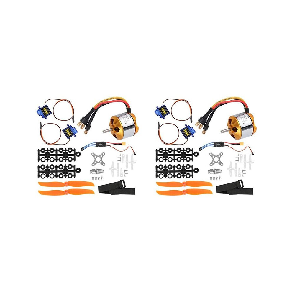 2X 2212 1400Kv Motor+8060 Propeller+Sg90 9G Servo+30A Xt60 Esc Rc Helicopter Accessory For Rc Quadcopter Helicopter 6032296004114