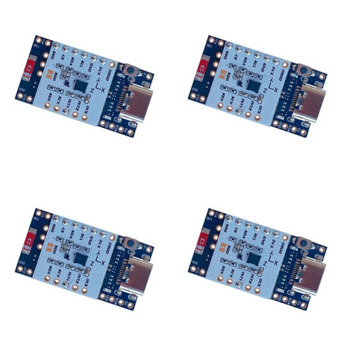 4X SmolSlime Module Based  NRF SlimeVR Module,ProMicro NRF52840 + (LSM6DSV + QMC6309 )