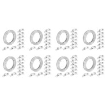 8X 304 Stainless Steel Worm Clamp Hose Clamp Strap with Fasteners Adjustable DIY Pipe Hose Clamp Ducting Clamp 11.5 Feet