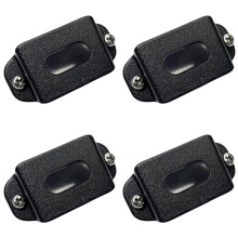 4X Tactical Radio Holder Mounting Bracket for CB Walkie-Talkie, Portable Car/Truck Clip, Screw Belt Attachment
