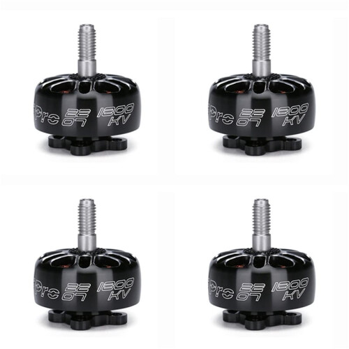 4X para XING-e Pro 2207 1800KV Motor Brushless 3-6S Lipo 4mm Diâmetro Do Eixo para Hélice de 5-6 Polegadas RC FPV Freestyle Drones