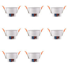 8X Tuya ZigBee MmWave Human Presence Sensor met Luminantie MicroWave Detectie PIR Bewegingssensor Celling Mount