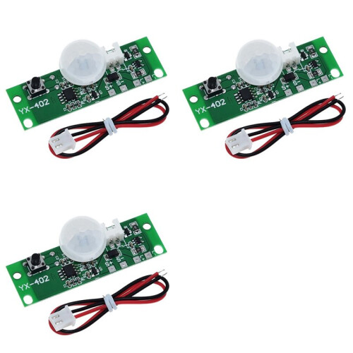 3X 3.7V Solar Lamp Board Control Sensor Night Light Module Infrared Human Body Induction Solar Circuit Board
