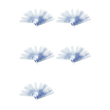 5X Plastic Feeler Gauge 0.05-2mm Thickness Measuring Tools 20 in 1 Feeler Gauge for Measuring Gaps
