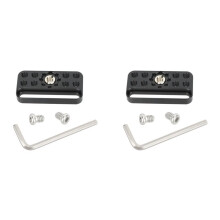 2X Universal Cheese Plate Quick Release Baseplate with 3/8inch -Style Mount for DIY Camera Rig Configurations