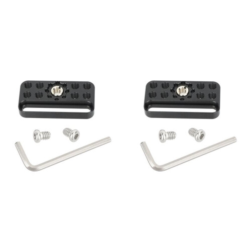 2X Universal Cheese Plate  Quick Release Baseplate with 3/8inch -Style Mount for DIY Camera Rig Configurations