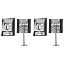 2X RV-Türhalter, Camping-Eingangstürhalter-Verriegelung, Edelstahl-Anhänger-T-Stil-Eingangstür-Fanghalter, Türhaken