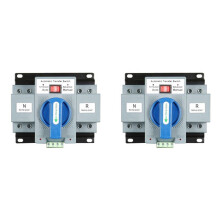 2X 2P 63A 230V MCB Type Dual Power Automatic Transfer ATS Rated Voltage 230V Rated Frequency 50/60Hz