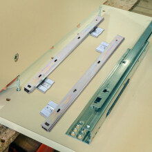 1Set Duurzame Keyboard Track Rails Voor Werkplek En Kastlade