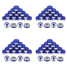 Flip Off-Doppen, 800 Stuks Braamvrije Flip-Off-Doppen, Afdichtingen, Flip-Off-Doppen, Afdekking Blauw, 13 mm