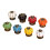 24pcs Pumpkin Ceramic Handles 38mm Drawer Knobs Cupboard Door Handles Single Hole Cabinet Handles 2