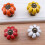 24pcs Pumpkin Ceramic Handles 38mm Drawer Knobs Cupboard Door Handles Single Hole Cabinet Handles 3