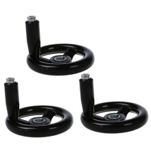 3X 3.9 Zoll Durchmesser Handrad mit Drehbarem Griff für Fraesmaschine