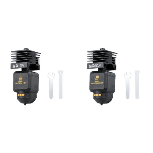 2X for  P2S Removable Hardened Steel Nozzle Hot End 0.4mm 3D Printer Replacement Hotend Kit