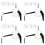 12 Pack Ceiling Hooks for Ceiling Hanging Lights, Pendant Light Hook for Ceiling Lamp, Ceiling Hooks, DIY Lamp White 1