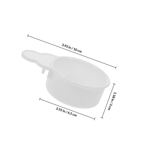 2St Compacte Vogelvoerbakken , Duurzaam Wit Plastic Materiaal 1