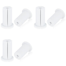 6Pcs Cable Routing Kit for Starlink, Cable Feed Through Bushings for 1Inch Wall Hole, Ethernet Cable Wall Grommet,White