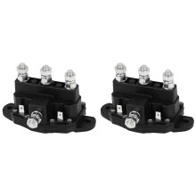 2X voor Liermotor Omkeermagneet 12V -Magneetschakelaar, Relaisschakelaar, Intermitterend Gebruik, 6 Aansluitingen 214-1231-A11