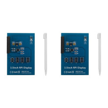 2 Set 3.5Inch RPI Display Touchscreen 480X320 for Raspberry Pi 5 5B 20 Frame TFT LCD Module Screen Display with Touchpen