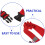 1Race Borstband Voor Hardlopers Reflecterend Duurzaam Polyester 4