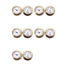 Thermomètre Hygromètre Baromètre Montres Horloge 10 Ensembles Complets Compteur de Station de la Météo