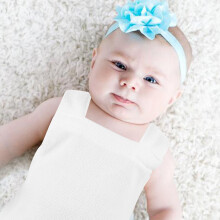1Baby Suspender Trousers Stijlvolle Zachte Newborn Bretelbroek Wit