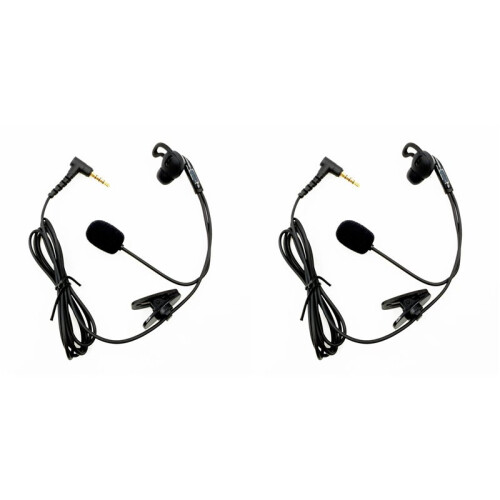 2pcs 3.5mm Plug Elbow Plug Earphone Headphones Motorcycle Helmets Intercom Mic Headset