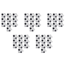50 Set Carburateur Reparatieset Trimmer Onderdelen RB-100 Pakking Membraan voor HS45 FS55 FS38 BG45 MM55 4137 Zama C1Q