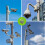 6Pcs Universal Wall Mounting Bracket with 6 Loops, Stainless Steel Vertical Pole Mount Adapter for CCTV Security Camera 4