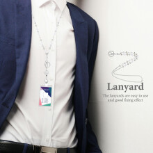 1Multifunctioneel Lanyard Met Kralen Voor Sleutels En Id-Kaarthouder