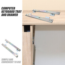 1Set Duurzame Keyboard Slide Rails Voor Lade En Computerbureau