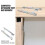 1Set Duurzame Keyboard Slide Rails Voor Lade En Computerbureau 1