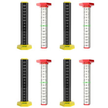 8Pcs Ceiling and Floor Tile Height Ruler, Measuring Ruler with Magnetic Base, Measuring Ruler, Suspended Ceiling