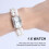 Wit Dames Quartz Met Parel En Decoratie 5