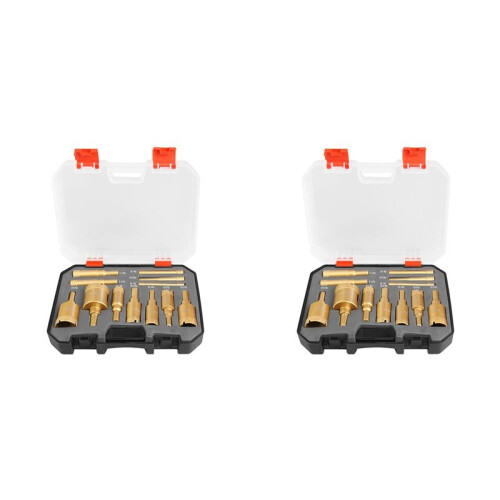 24pc Brazing Hole Opener Marble Multi-Purpose Drilling Bit Vitrified Brick Ceramic Stone Reaming Bit Set 6-35mm