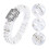 Wit Dames Quartz Met Parel En Decoratie 11