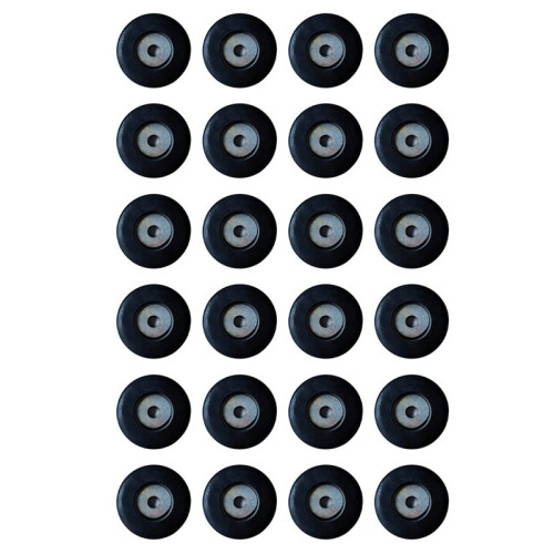 Conjunto de 24 Almofadas Vibratórias com Pés de Borracha para Compressor de Ar