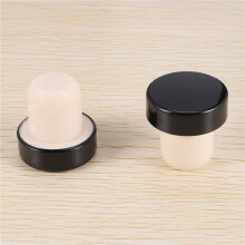 192Pcs T-Shaped Stopper Reusable Wine Cork Bottle Stopper Sealing Plug Bottle Cap for Wine Beer Bottles (Black)