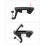24Pcs Compression  Lock Zinc Alloy Flush Lever  Adjustable Grip Range 0.04 Inch-0.94 Inch 6